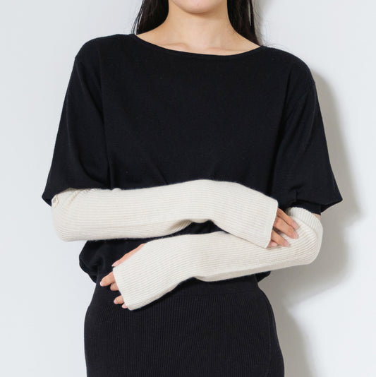 Cashmere Arm Warmer Undyed Natural Color