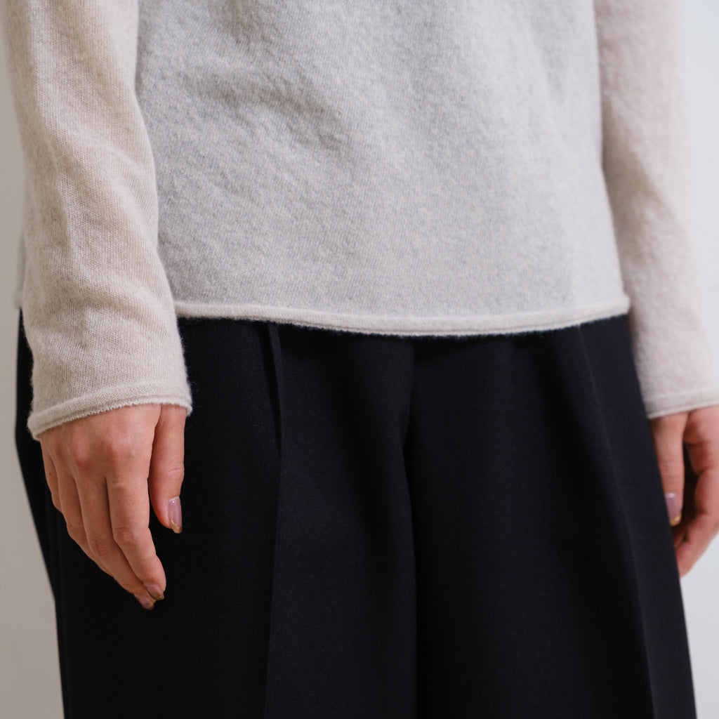 Cashmere Single Yarn Turtleneck Pullover