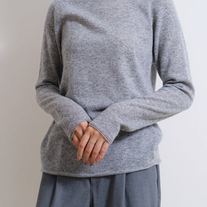 Cashmere Single Yarn Turtleneck Pullover