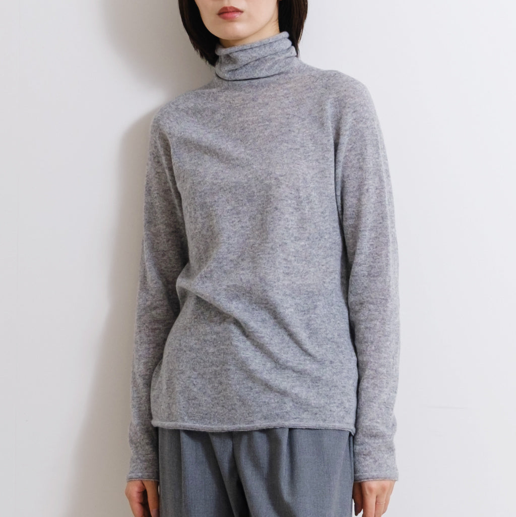 Cashmere Single Yarn Turtleneck Pullover