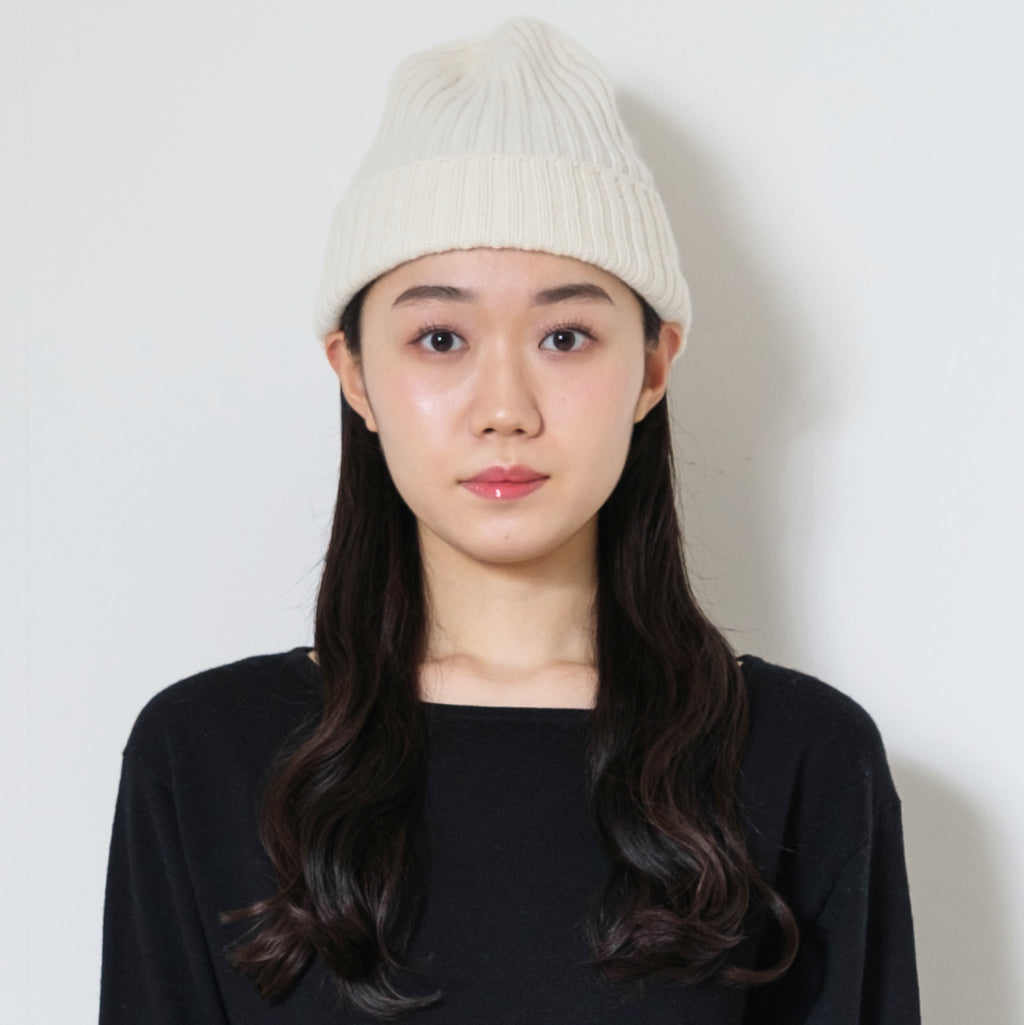 Cashmere Beanie Undyed Natural Color