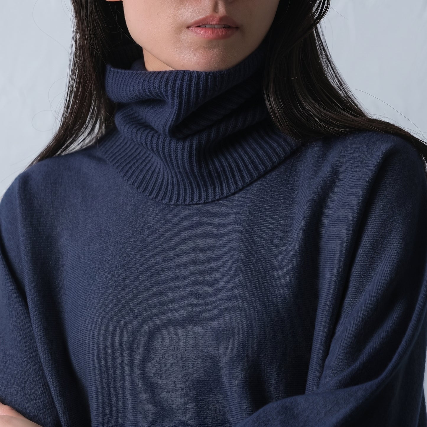 Cashmere Neck Warmer with Buttons