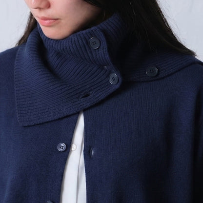 Cashmere Neck Warmer with Buttons